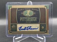 2012 SP Signature Edition Frank J. Thomas Pittsburgh Pirates Auto #PIT1