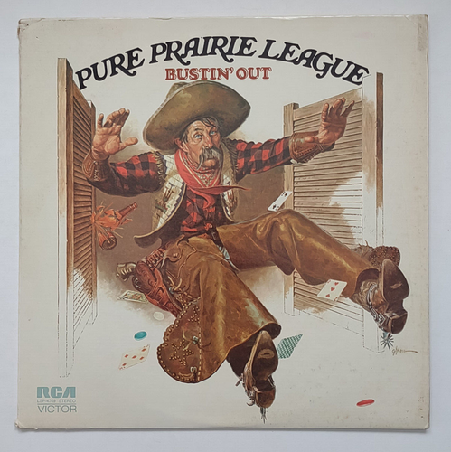 Pure Prairie League Bustin' Out vinyl record LSP-4769 Tested Works RCA Victor