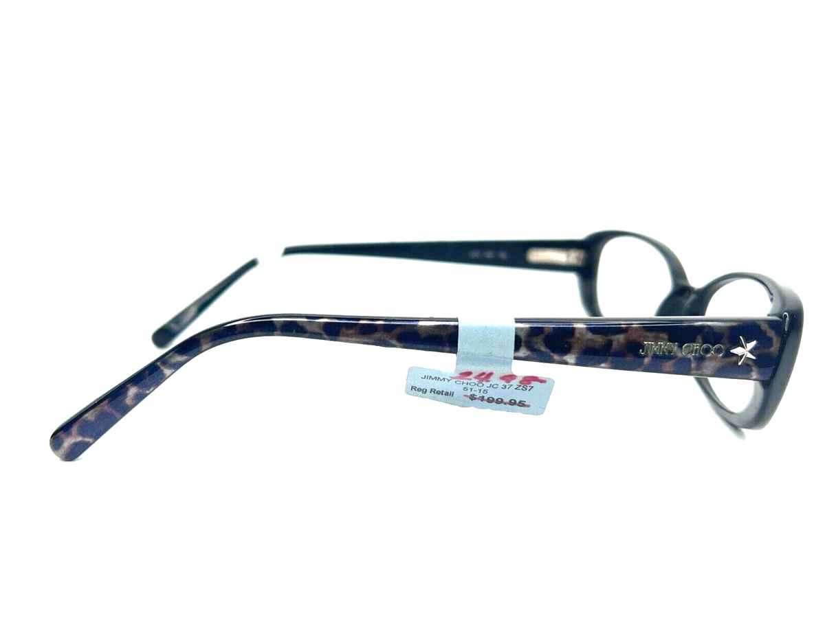 Jimmy Choo JC37 ZS7 Eyeglasses Frames Brown Tortoise Cat Eye  display picture 1