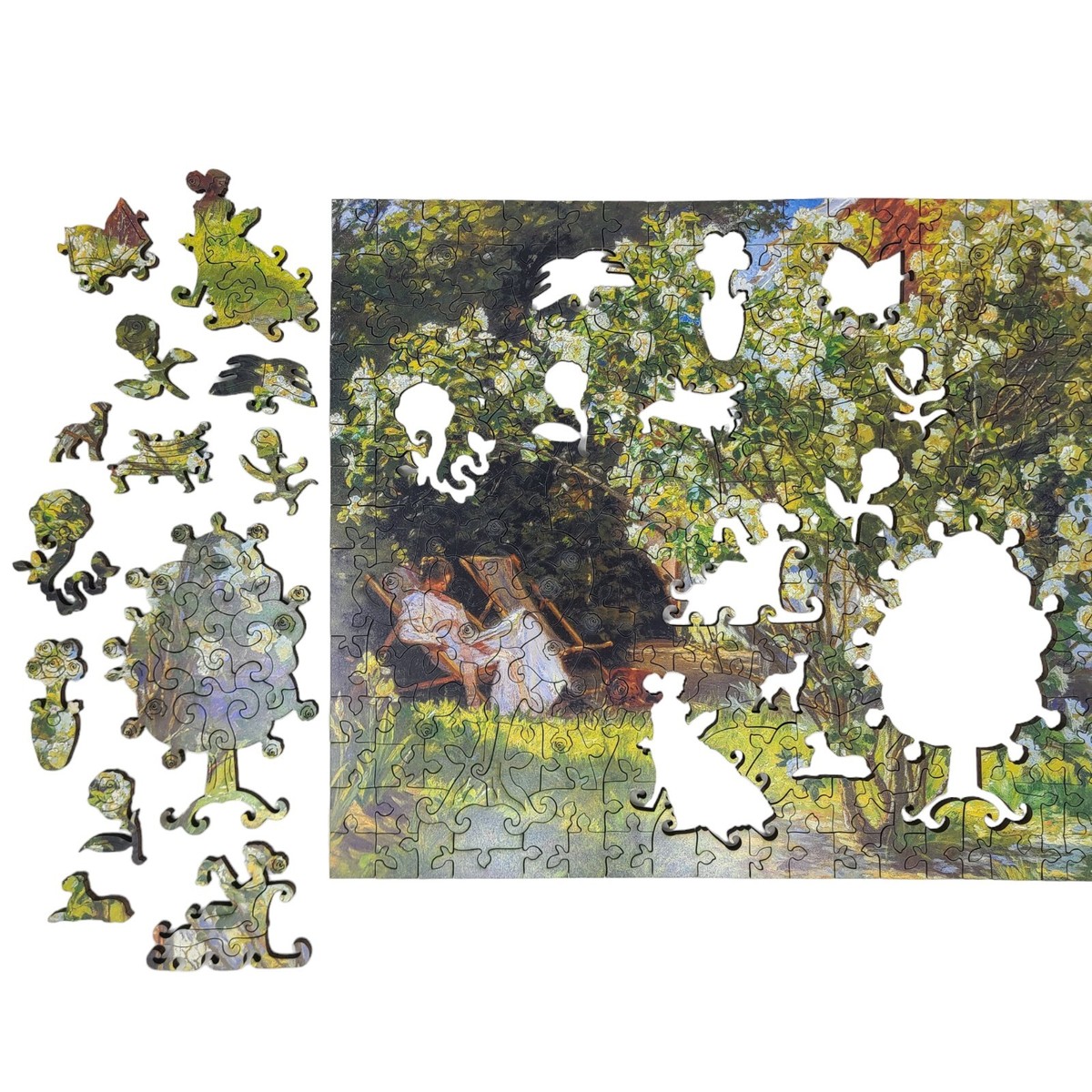 Wooden Jigsaw Puzzle for Adults by FoxSmartBox - 215 Pieces