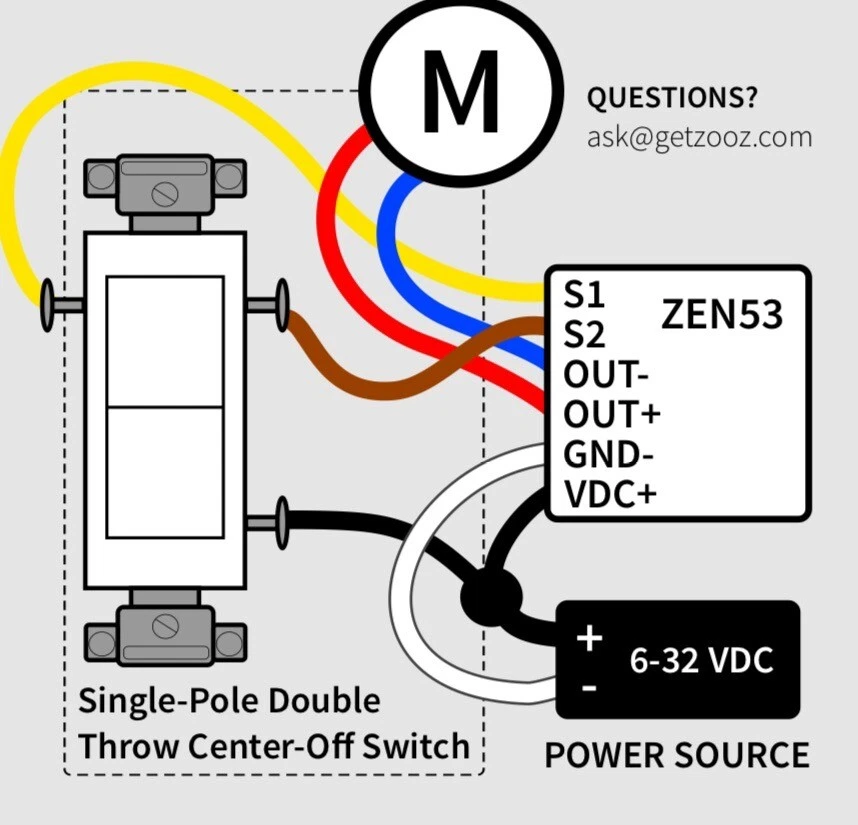 Zooz Z-wave DC Motor Controller ZEN53 EU 700 Series S2 Great For DIY Smart Home - Image 2 of 4