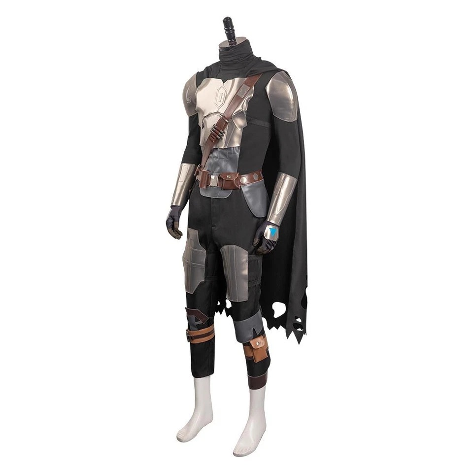 The Mandalorian Temporada 3 - Din Djarin Disfraz Pantalones Cinturón Capa Trajes Foto 2 de 4