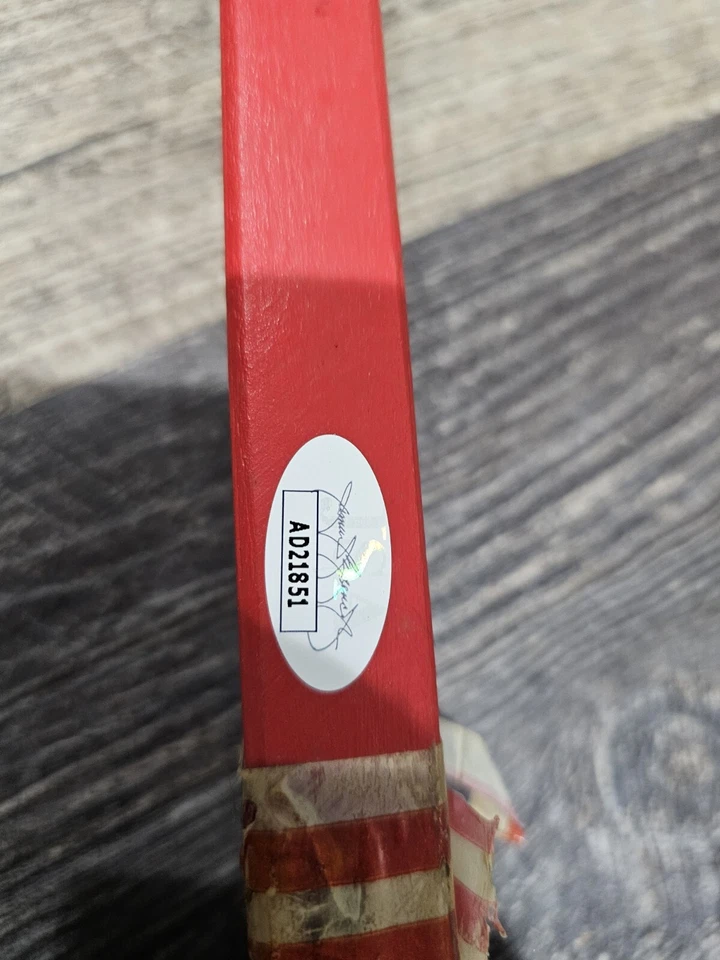 Palo de hockey autografiado por Valeri Bure certificado de autenticidad JSA Foto 4 de 4