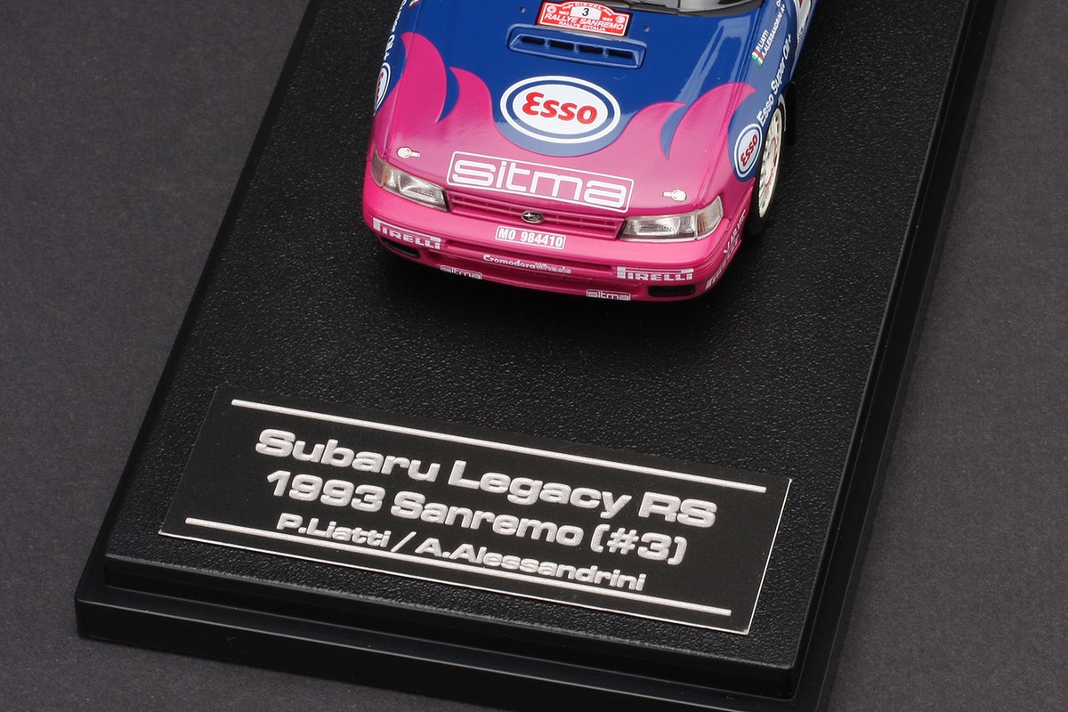 Subaru Legacy RS #3 1993 Sanremo Rally Piero Liatti -- HPI #8271 1