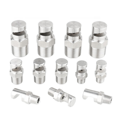 High Pressure Nozzle 1/2'' 1/4'' 1/8'' Stainless Steel Wide Angle Flat Fan Nozzle