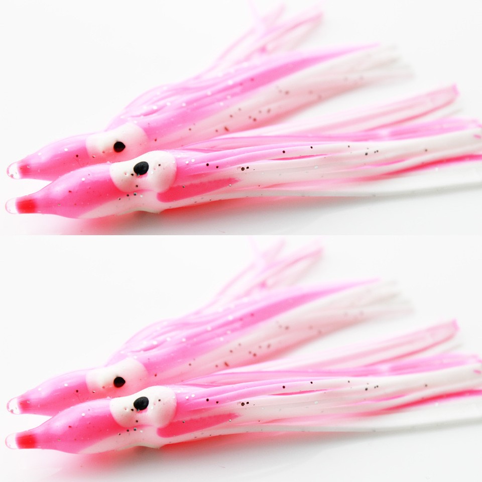 45pcs Octopus Squid Skirts Fishing Lure Set - Multi-Color Soft Plastic Baits For Bass, Salmon, Trout