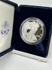 2006 W ~ AMERICAN EAGLE SILVER DOLLAR ~ PROOF ~ BOX & COA