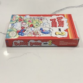 Bubble Bobble Part 2 (NES, 1993 TAITO) Authentic Complete CIB Manual TESTED