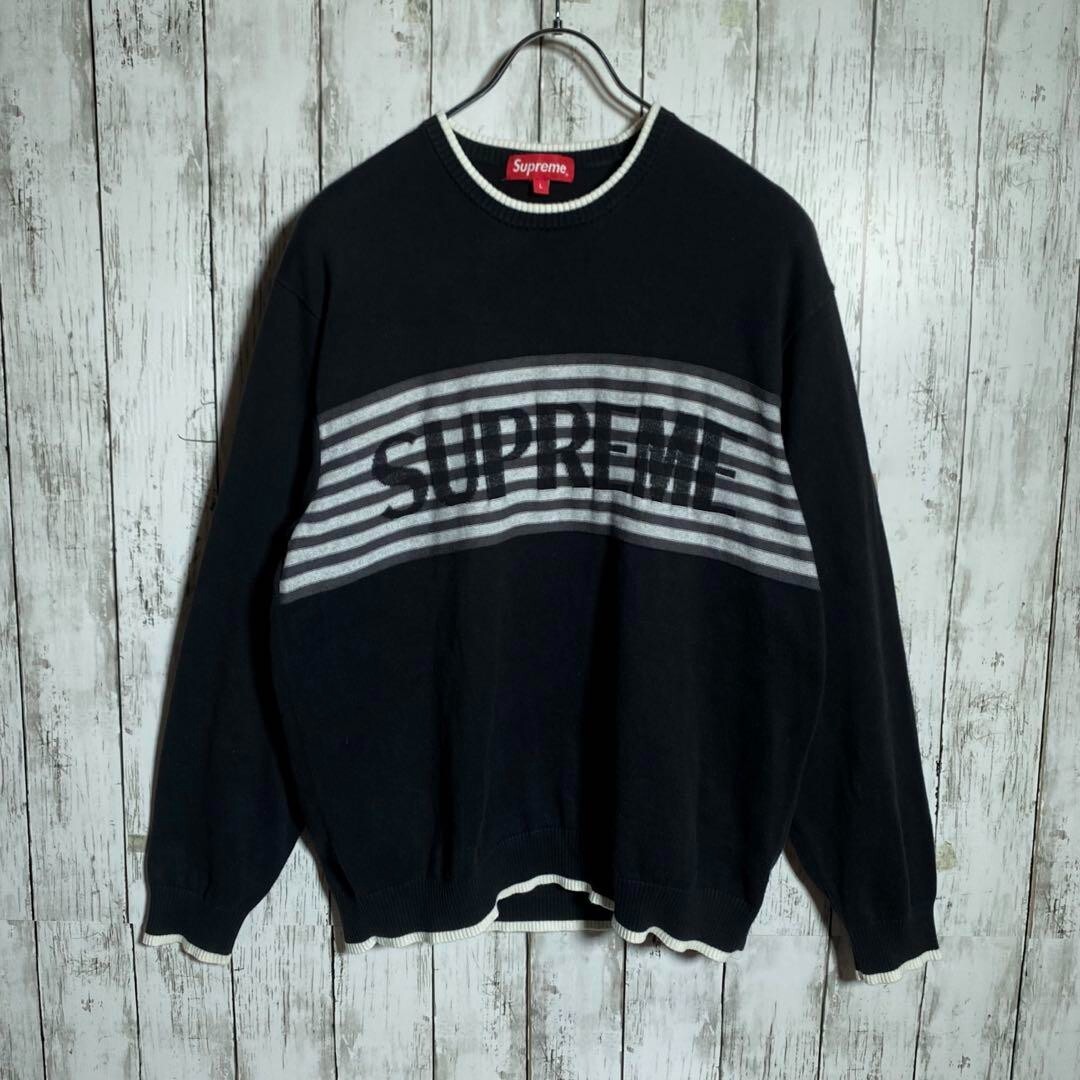 Supreme dice sweater 22aw XL ブラック Supreme - Black Dice Jacquard Knit Sweater – eluXive