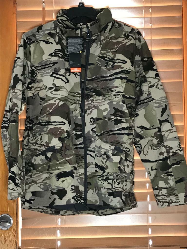 UNDER ARMOUR MID SEASON KIT HUNT BARREN CAMO JACKET SIZE L MEN NWT eBay