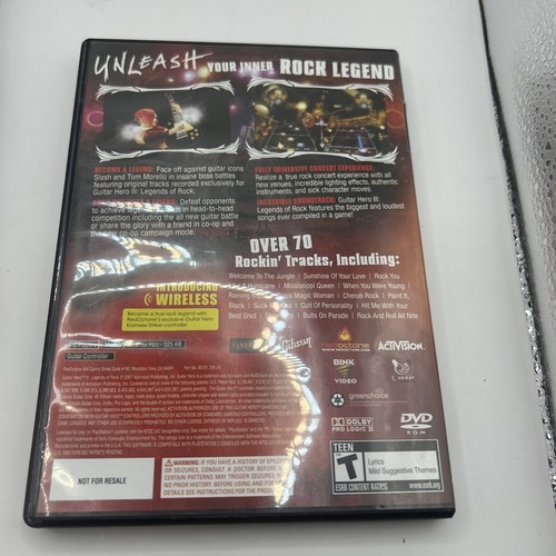 Guitar Hero Legends of Rock 1 2 & 3 PS2 (Sony PlayStation 2, 2007) Complete - Picture 9 of 9