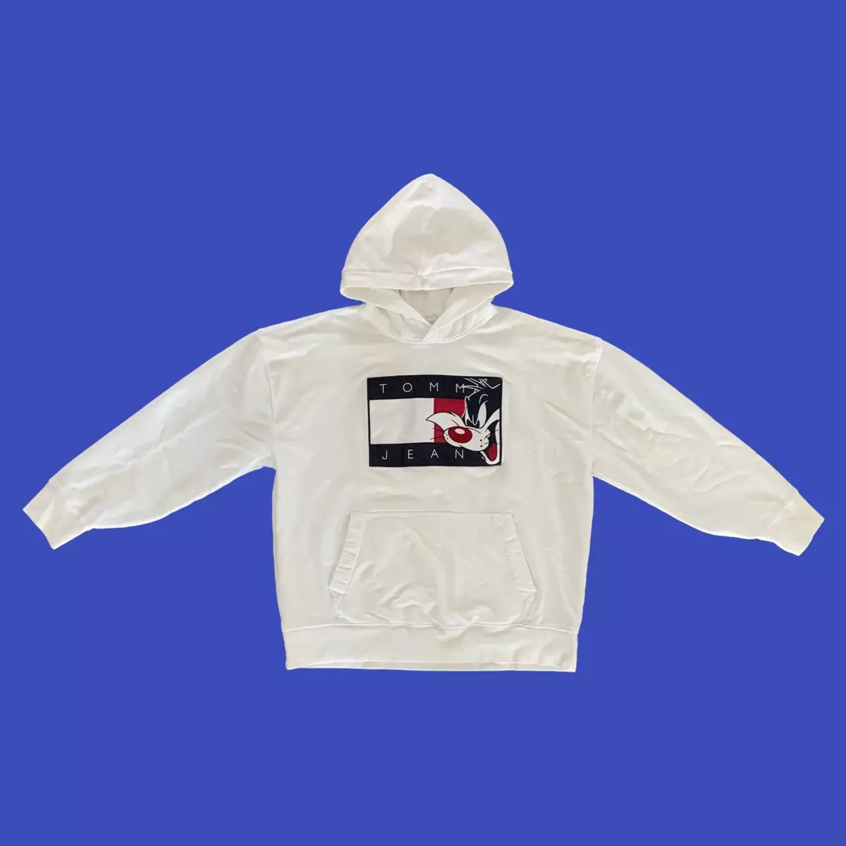 Space Jam New Legacy x Tommy Hilfiger Sylvester Looney Tunes Pullover Hoodie 2XL