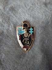 Insigne/badge /pucelle 2° régiment du génie  A.Bertrand atlas  