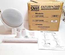 Owi Saturn Sat-3260w Weatherproof 360 Degree Satellite Pendent Speaker