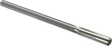 Made in USA 7/16" High Speed Steel 6 Flute Chucking Reamer Straight Flute, St...