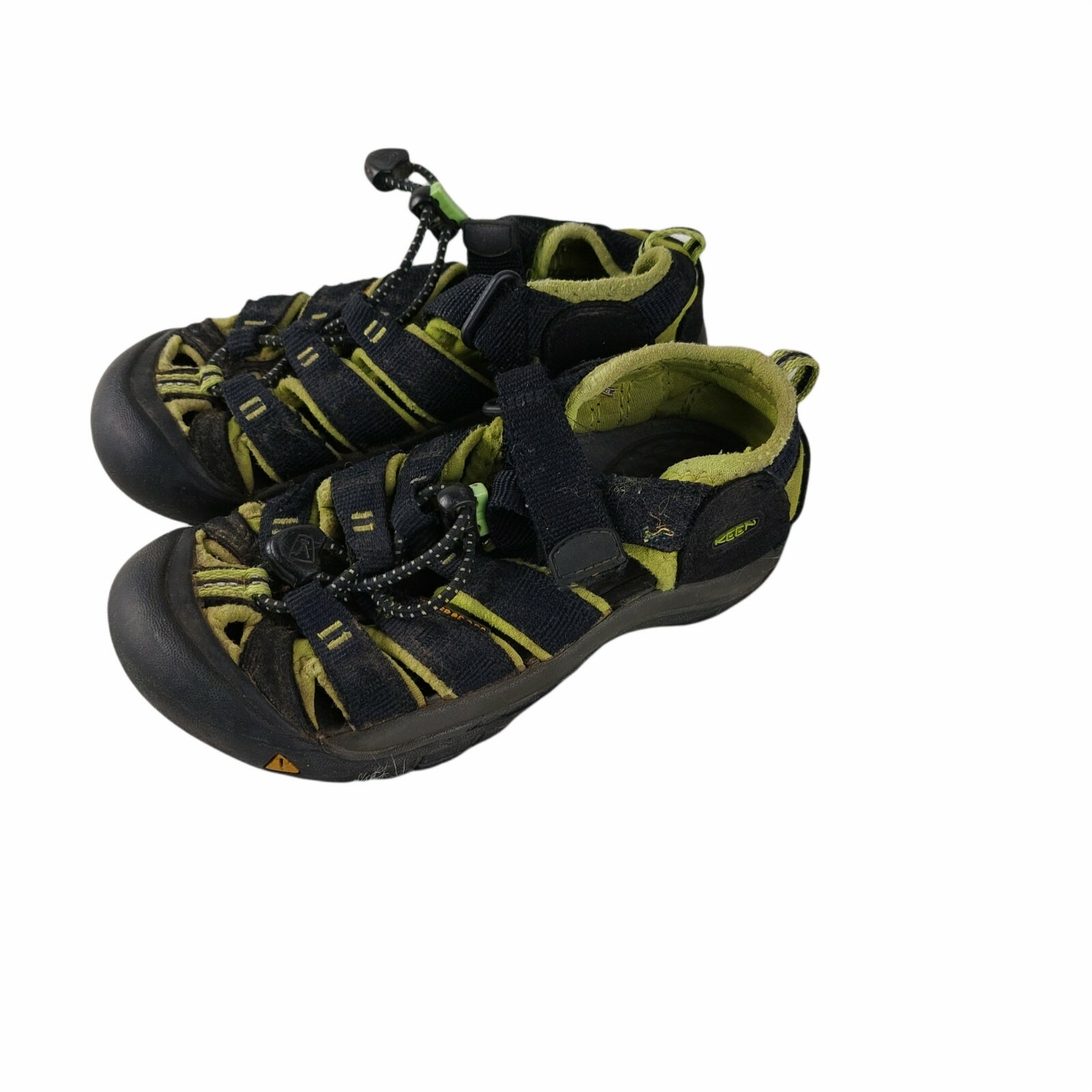 Sandali impermeabili Keen 1009965 Youth Newport nero verde lime giovani taglia 13