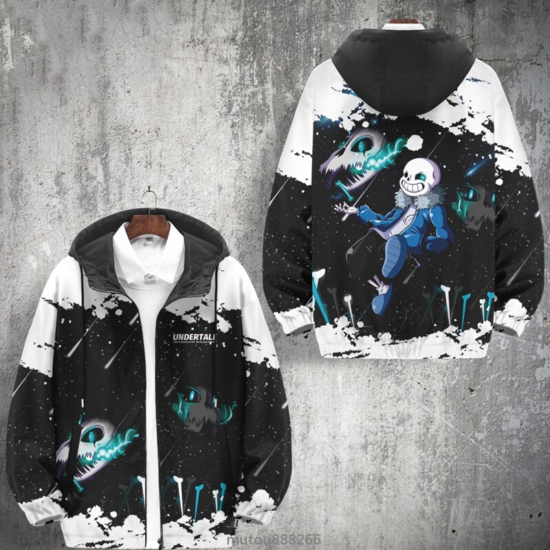Undertale sans Cosplay Long sleeve Hooded Sweaters Coat Clothing Tops |