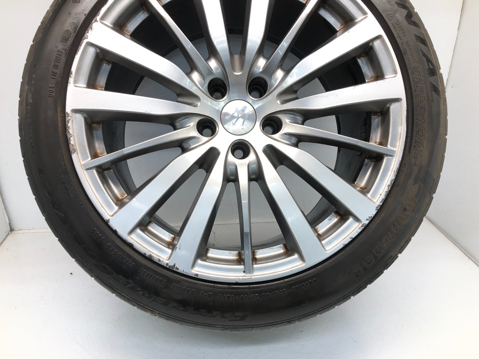 2014-2024 MASERATI GHIBLI S REAR WHEEL RIM 10JX19H2 W/ TIRE 275/40ZR19 OEM