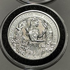 2022 Maid Marian Robinhood Coin 1 Troy Oz .999 Fine Silver Round