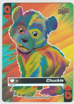 2021 Upper Deck Goodwin Champions CHUCKIE Queen Hearts 1 in 320 packs SP