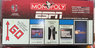 ESPN Monopoly Ultimate Sports Fan Edition - Complete. | eBay