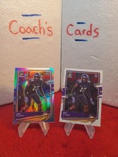 *(2) 2020 Optic Jeff Gladney Rookie  Silver Holo & Base RIP