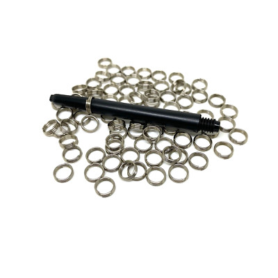 100 x Dart O Ring Springs for Flights Stems Shafts Darts Rings Sets ...
