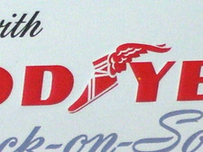 GOODYEAR RUBBER -- Pretty Girl - TIN SIGN - S...