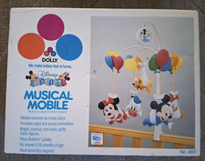 Vintage 1984 Dolly Disney Babies Musical Mobile 661