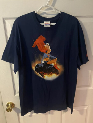 DC Comics Supergirl Graphitti Shirt Men XL 2007