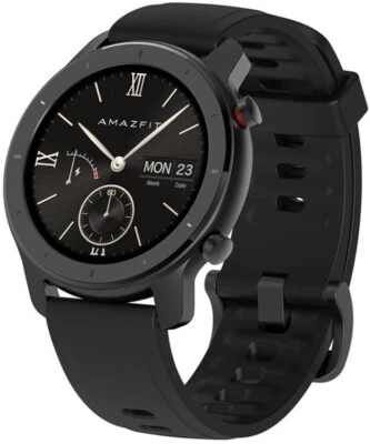 Amazfit GTR 42 mm - Smartwatch A1910 Starry Black - neu