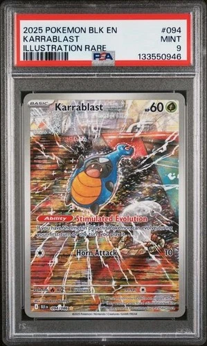 2025 Pokemon Scarlet & Violet Black Bolt Karrablast #9