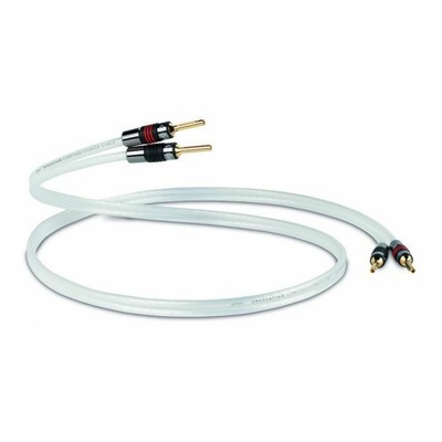 QED REVELATION Signature Speaker Cable AIRLOC Forte Plugs 2 x 1m Pair Terminated
