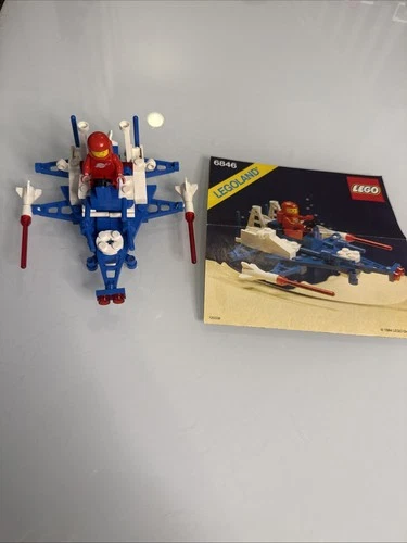 Vtg LEGO Space: Tri-Star Voyager (6846) Set Complete With Instructions 1984