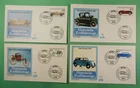 DR WHO 1982 GERMANY 4 FDC CLASSIC CAR SEMI POST R61590