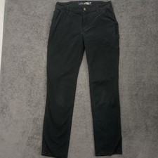 Carhartt jenas women's size 6 regular straight leg navy blue relaxed fit