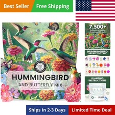 Hummingbird Butterfly Mix - Large 1 Ounce Packet - 7,500 Flower Seeds for Pla... 274.88 per gallon