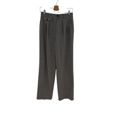 Escada Margaretha Ley Pleated Straight Leg Pants Geometric Black Cream 38 US 8