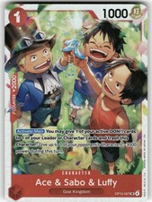 Ace & Sabo & Luffy OP13-007 Foil Carrying On His Will NM
