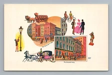 The Berghoff Restaurant Chicago 1898 Vintage Postcard