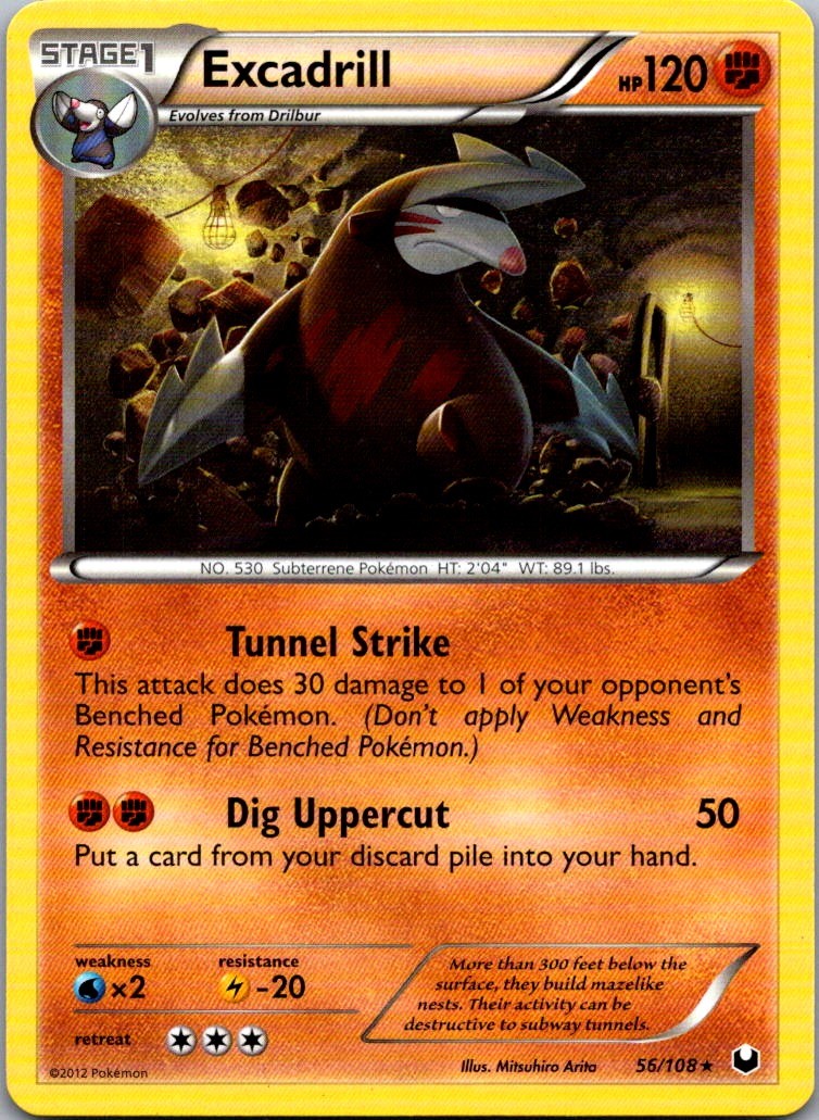 Excadrill (56) 56/108 Dark Explorers Rare LP