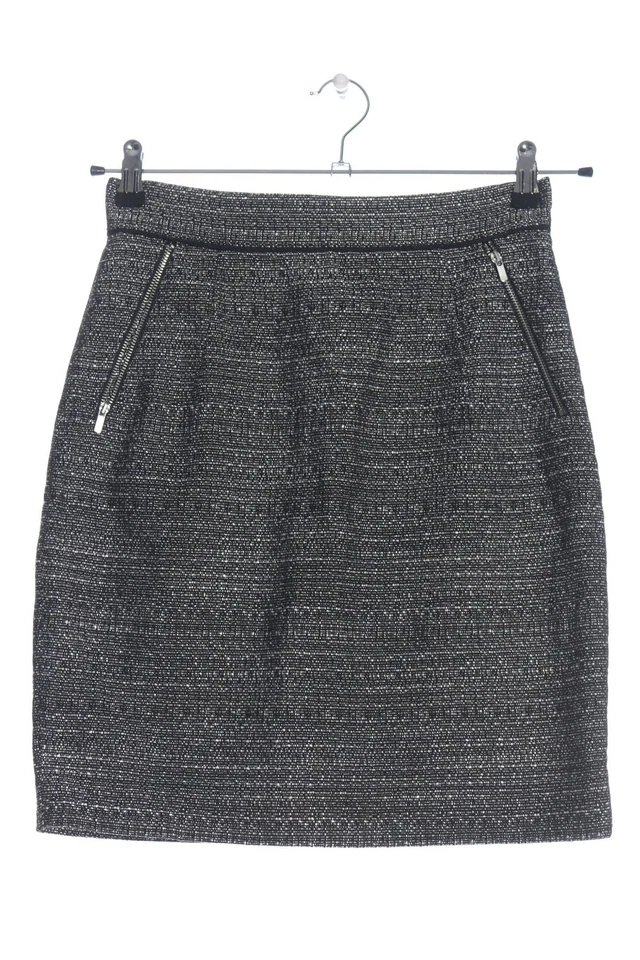H&M Jupe taille haute Dames Jupe T EU 34 gris clair style décontracté - Photo 1/4