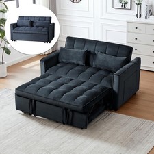 3 in 1 Convertible Sleeper Sofa Bed Futon Couch for Living Room Pull Out