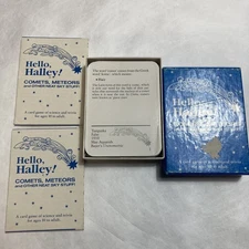 Vintage Halley Comet Game hello Halley 1985 Science Game