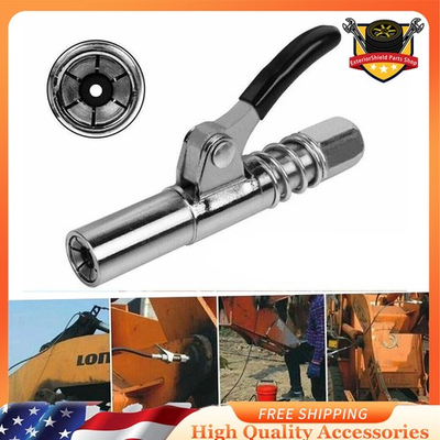 #ad #ad Grease Gun Coupler High Pressure Quick Release Lock Oil Injection Nozzles $5.99