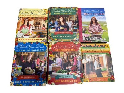 Lot of 6 Ree Drummond  The Pioneer Woman Cooks  Hardcover Cookbooks