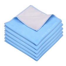 Oversized Microfiber Cleaning Cloths XL 5 Pack 12x12 Double-Sided