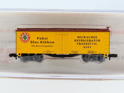 Cerveza Pabst Blue Ribbon Roundhouse 87001 escala N 36' refrigerado antiguo #4341 | Condition: Used