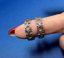 Sundance catalog .925 S.S. Ornate Round Hoop Earrings - NEW