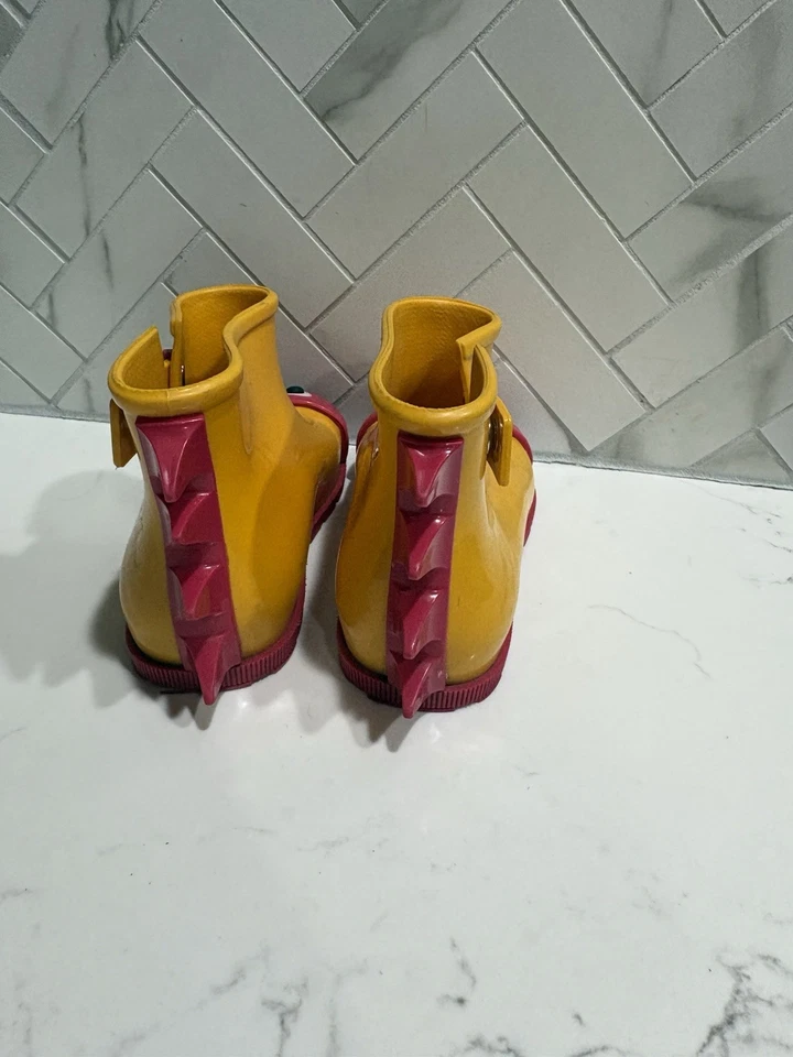 Mini Melissa Monster Rainboots - Talla 10 Niñas Niños Pequeños Zapatos Foto 2 de 4